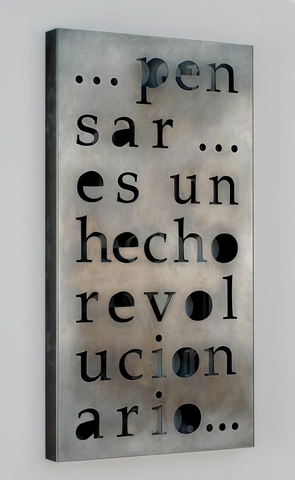 Pensar es un hecho revolucionario