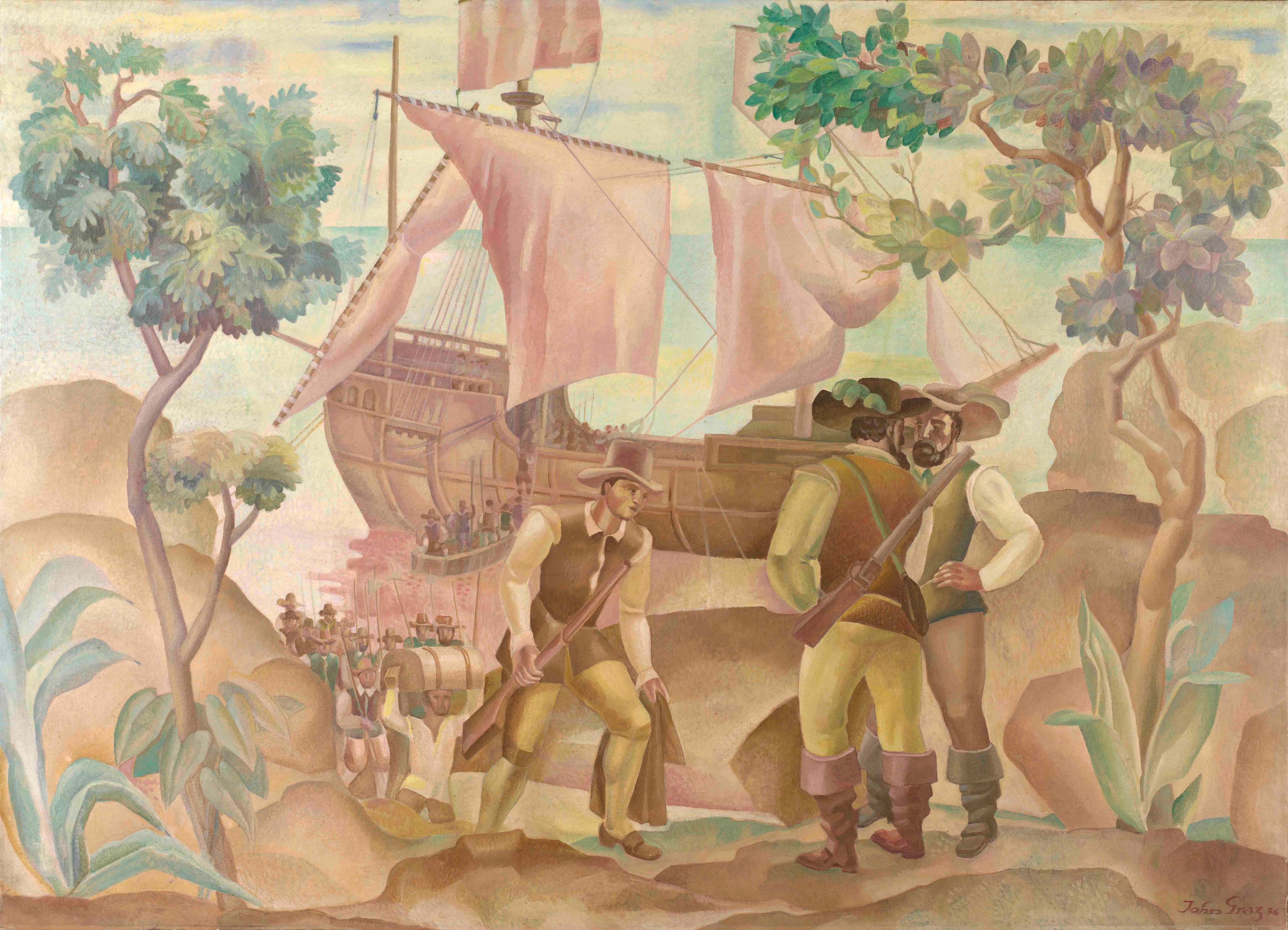 O desembarque