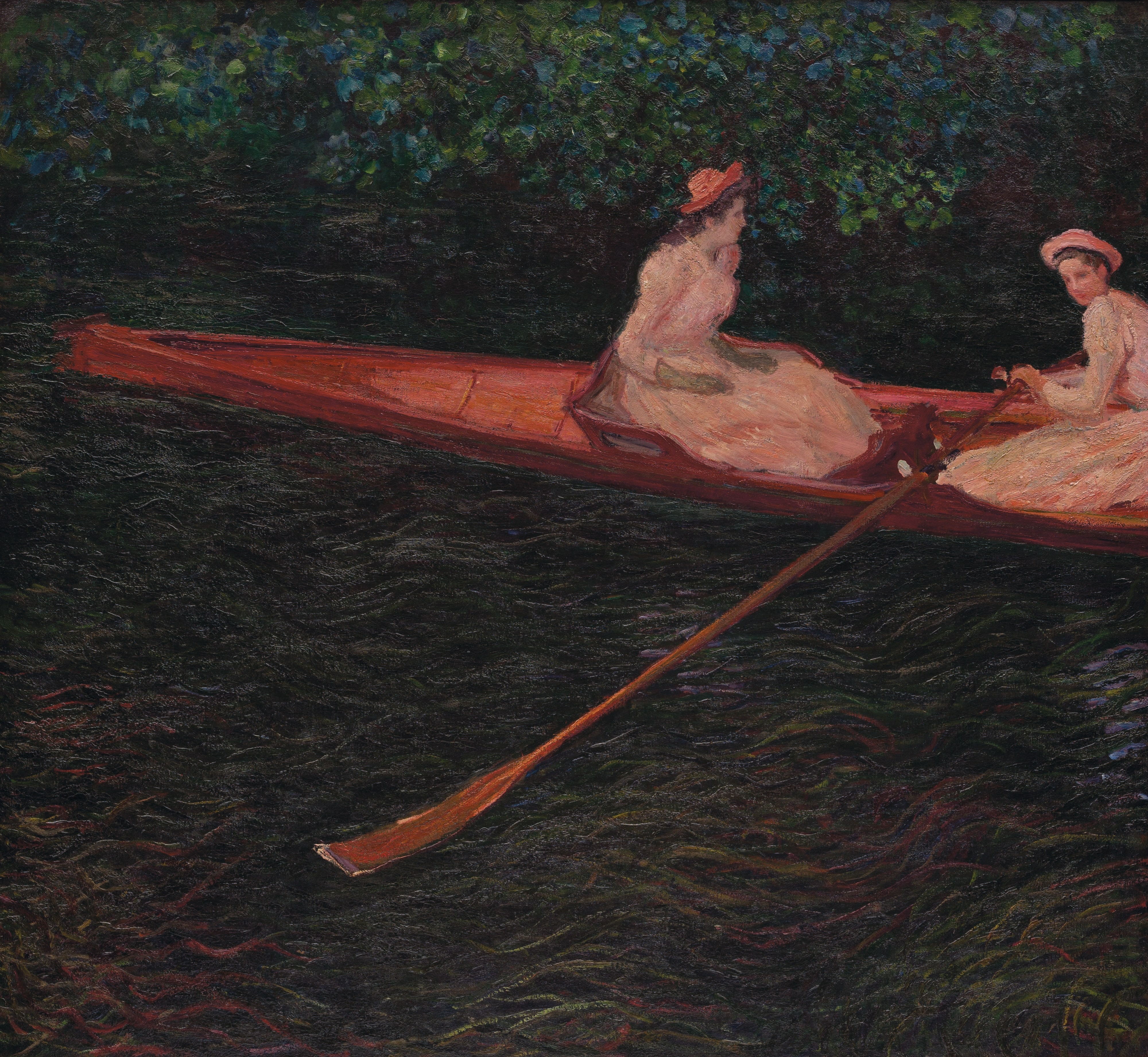 A canoa sobre o Epte