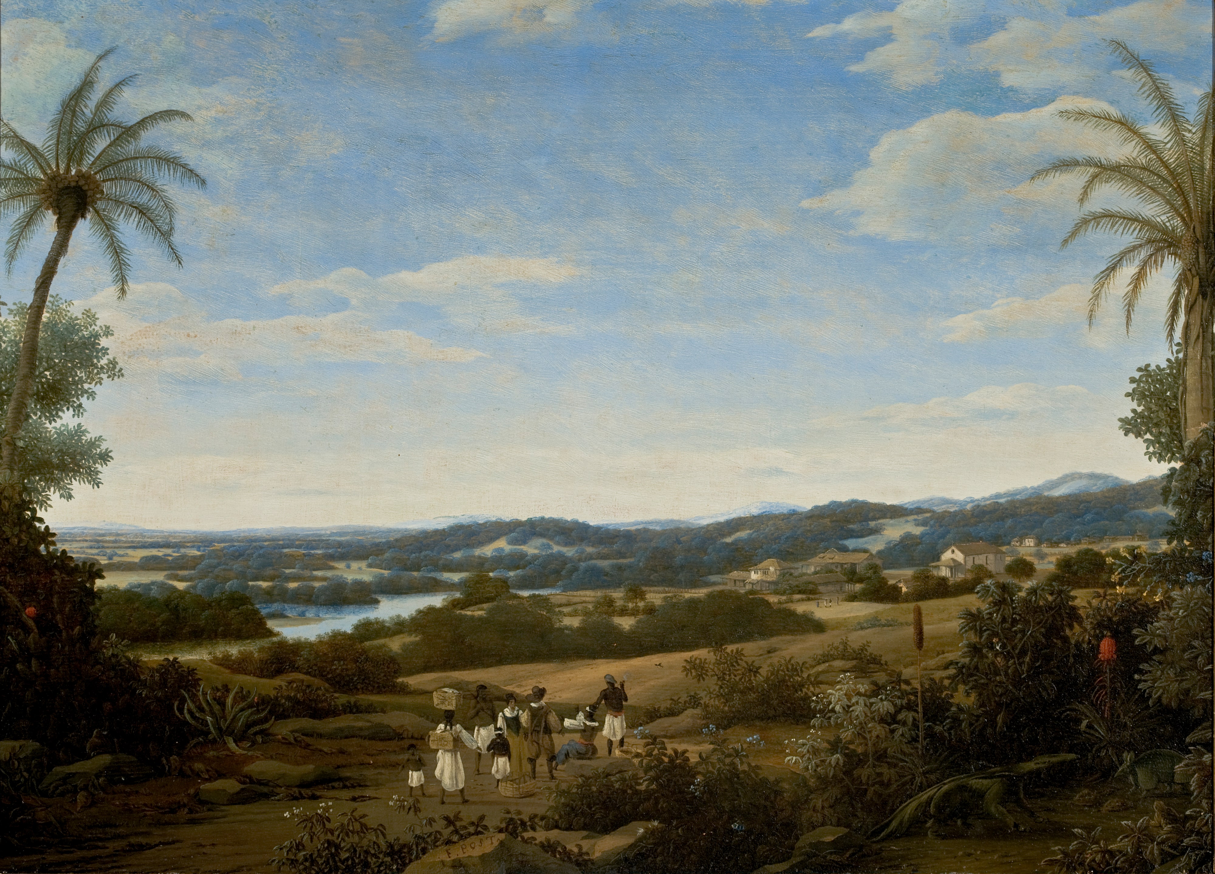 Paisagem com tamanduá