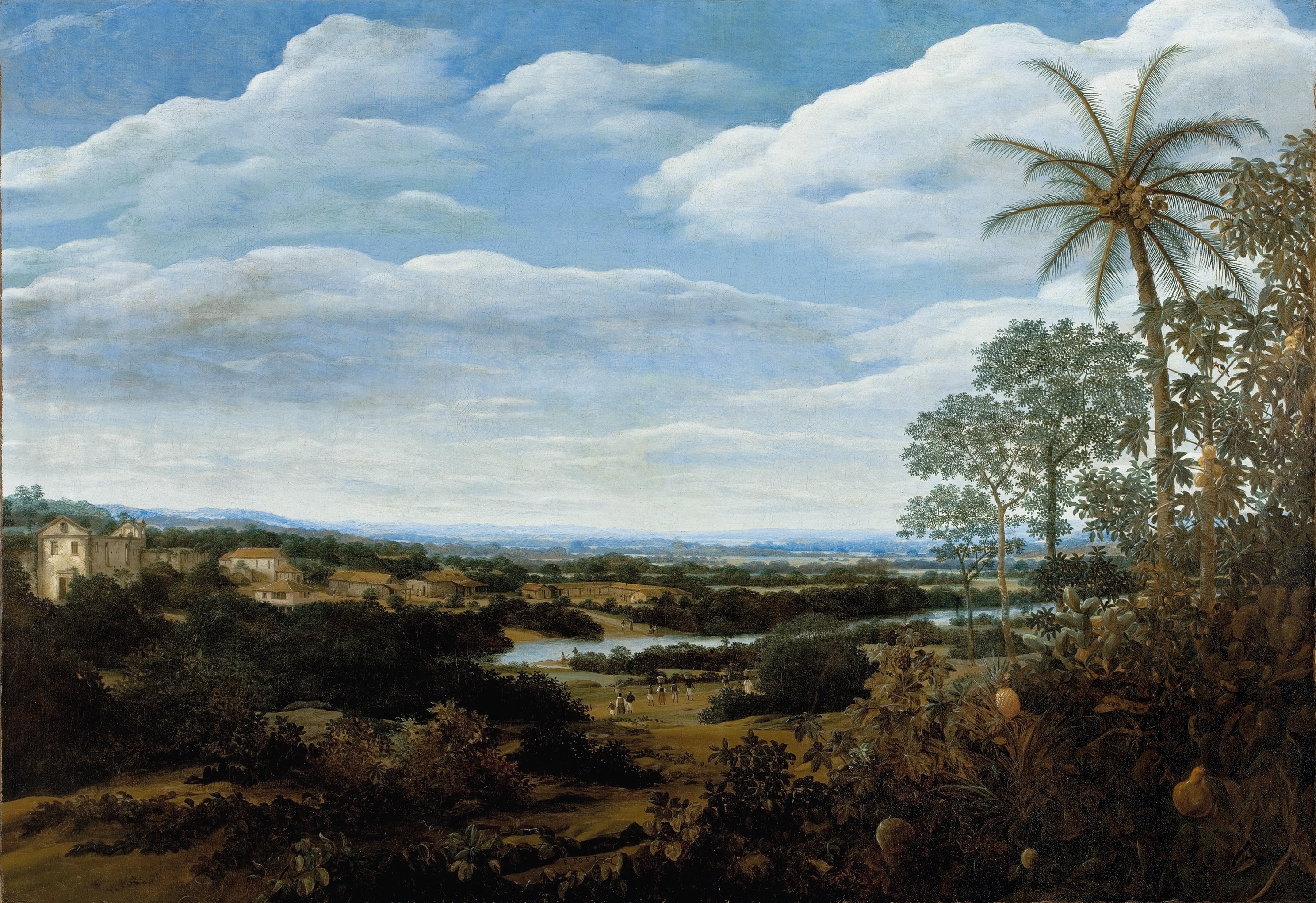 Paisagem com jiboia