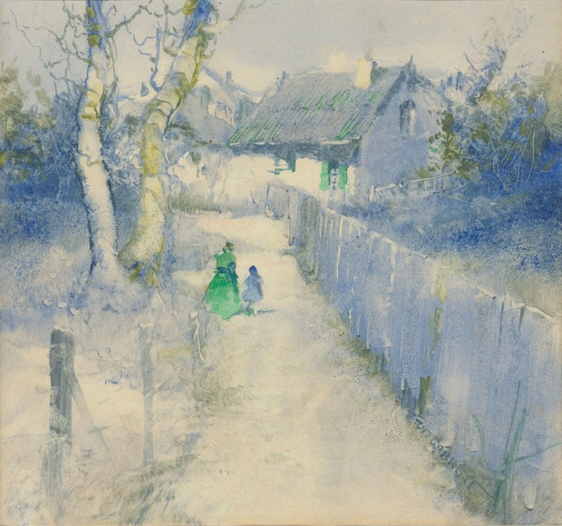Blue cottage
