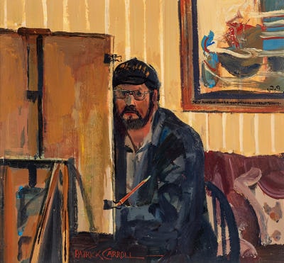 Self Portrait in the Commercial Hotel, Beechworth