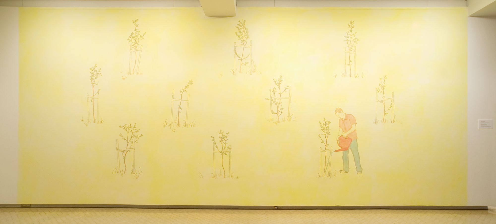 Untitled wall painting (for Helen Johnson)