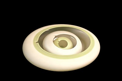 Eroded form