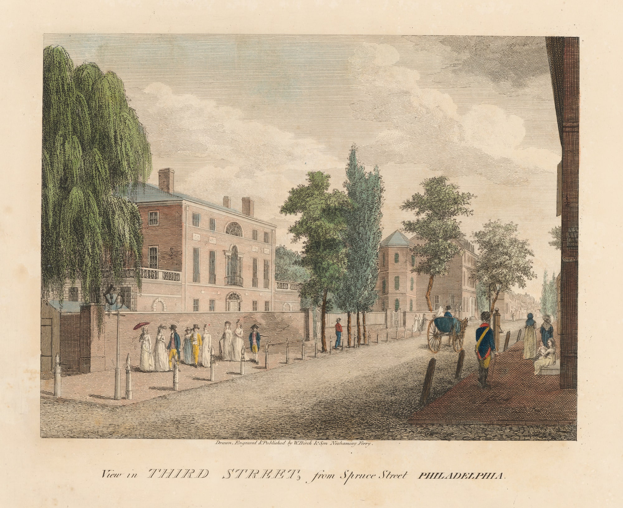 View in Third Street from Spruce