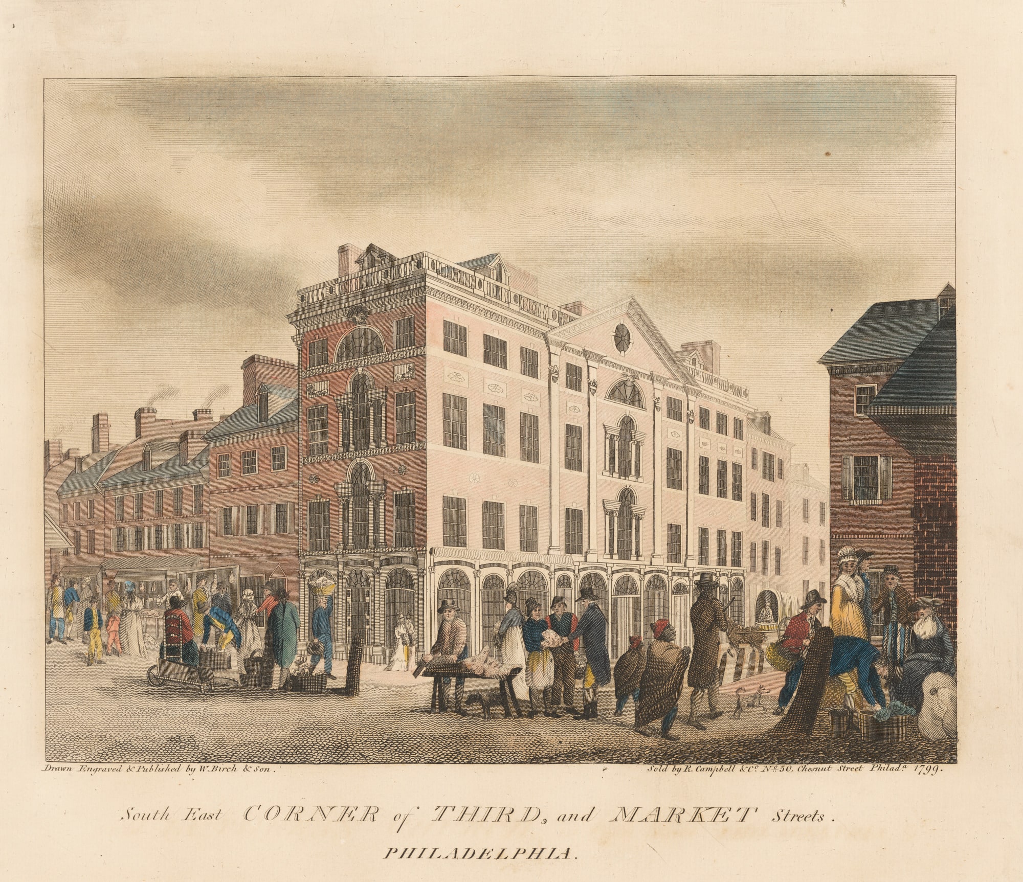 South East Corner of Third and Market Streets