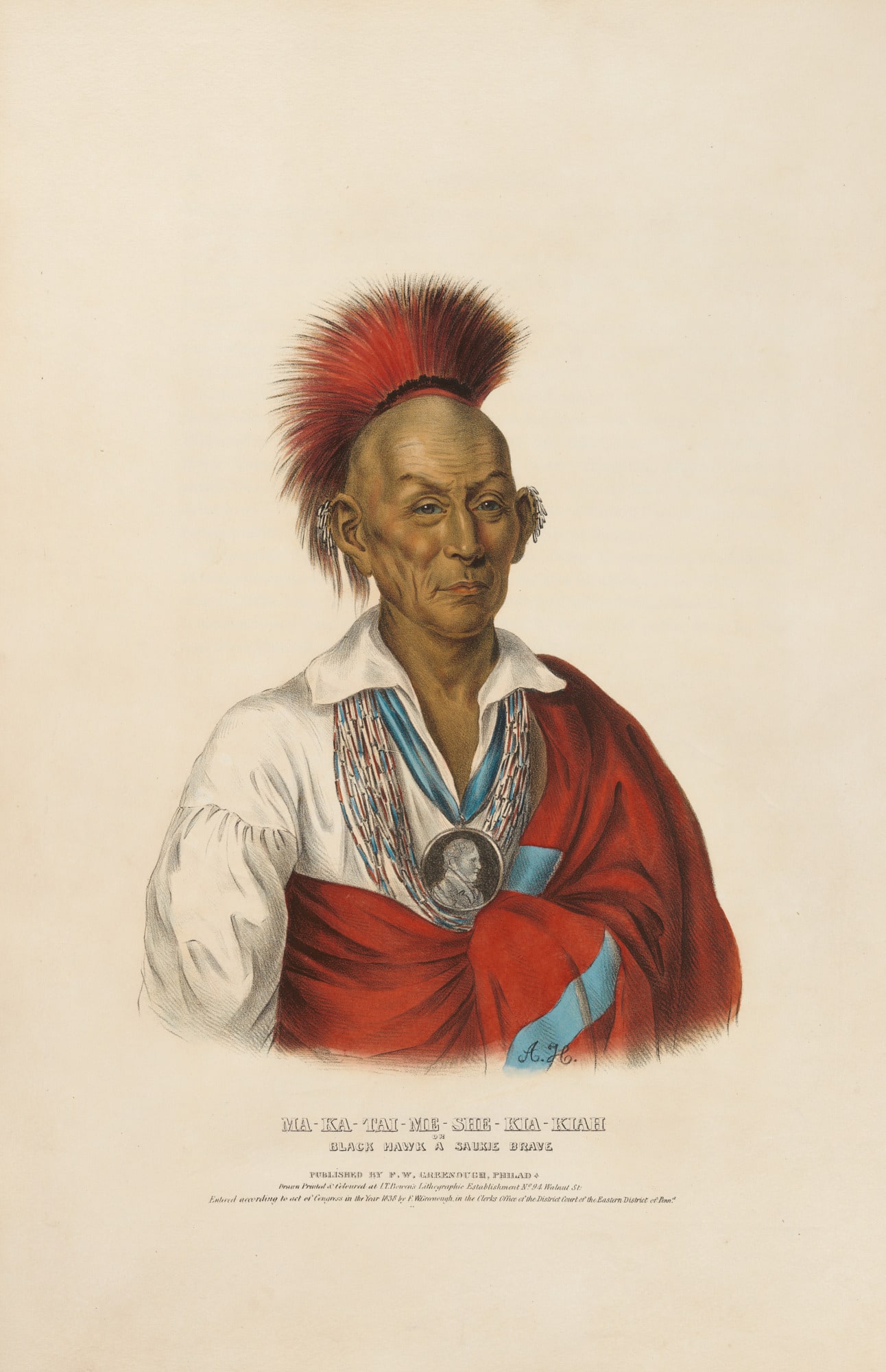 Ma-ka-tai-me-she-kia-kiah - Black Hawk A Saukie Brave