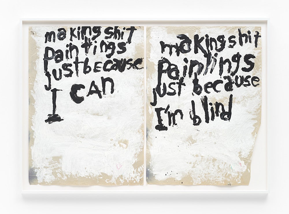 Shit Paintings from the series Blind Transgender With AIDS