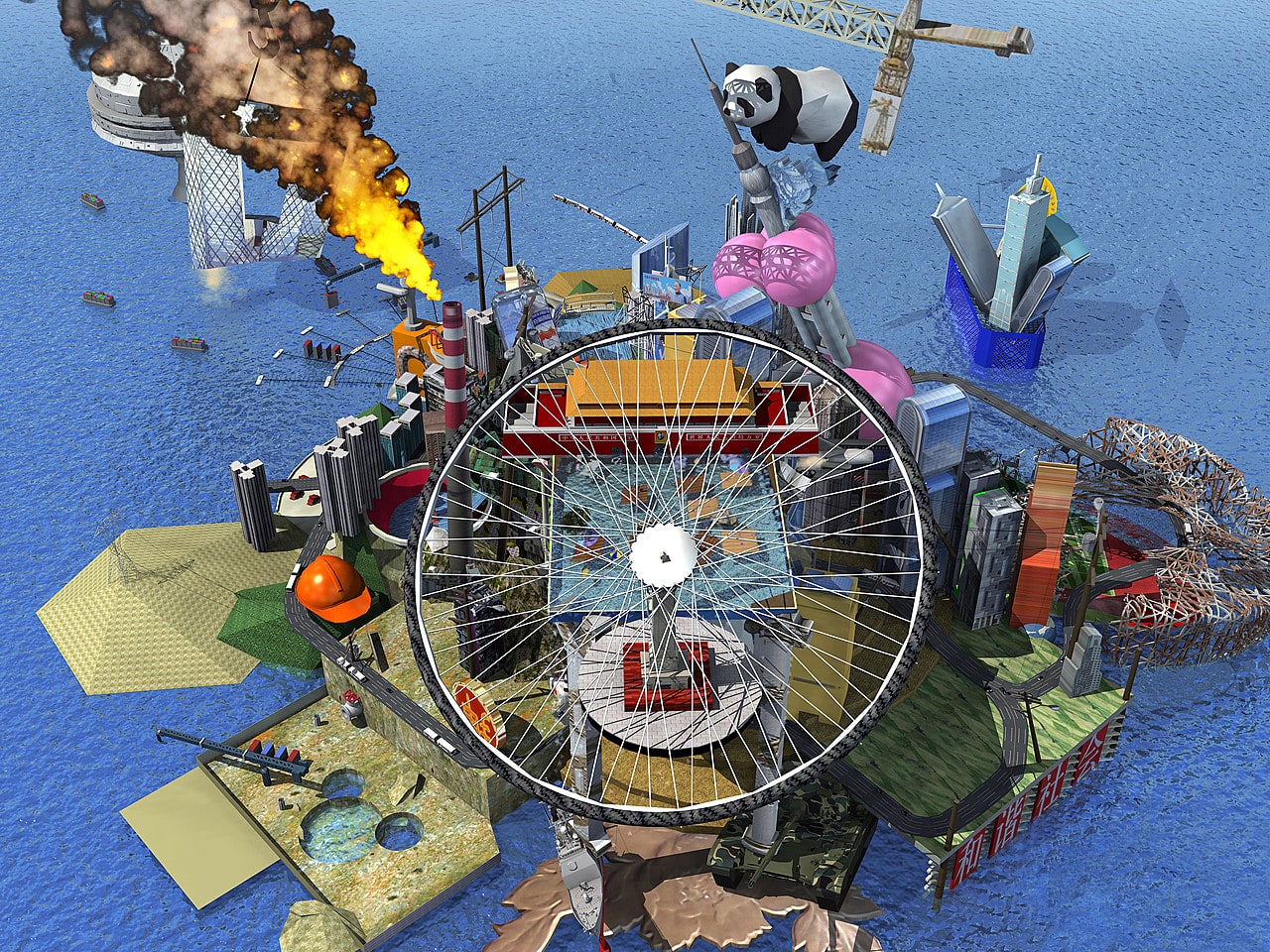 RMB City: A Second Life City Planning by China Tracy (aka:  Cao Fei)