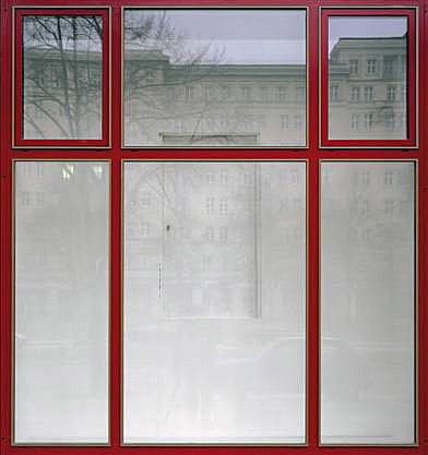 Window with door