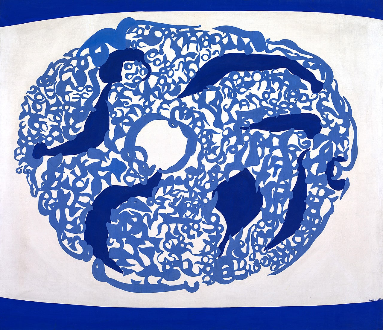 Blue Concentric