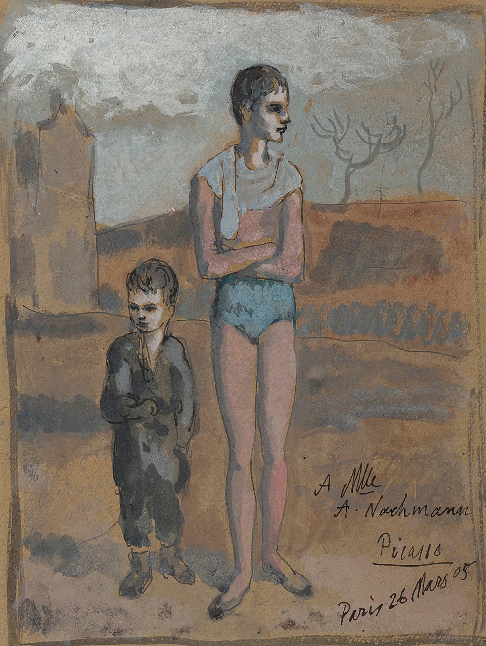 Young Acrobat and Child
