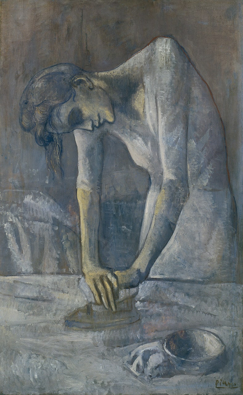 Woman Ironing