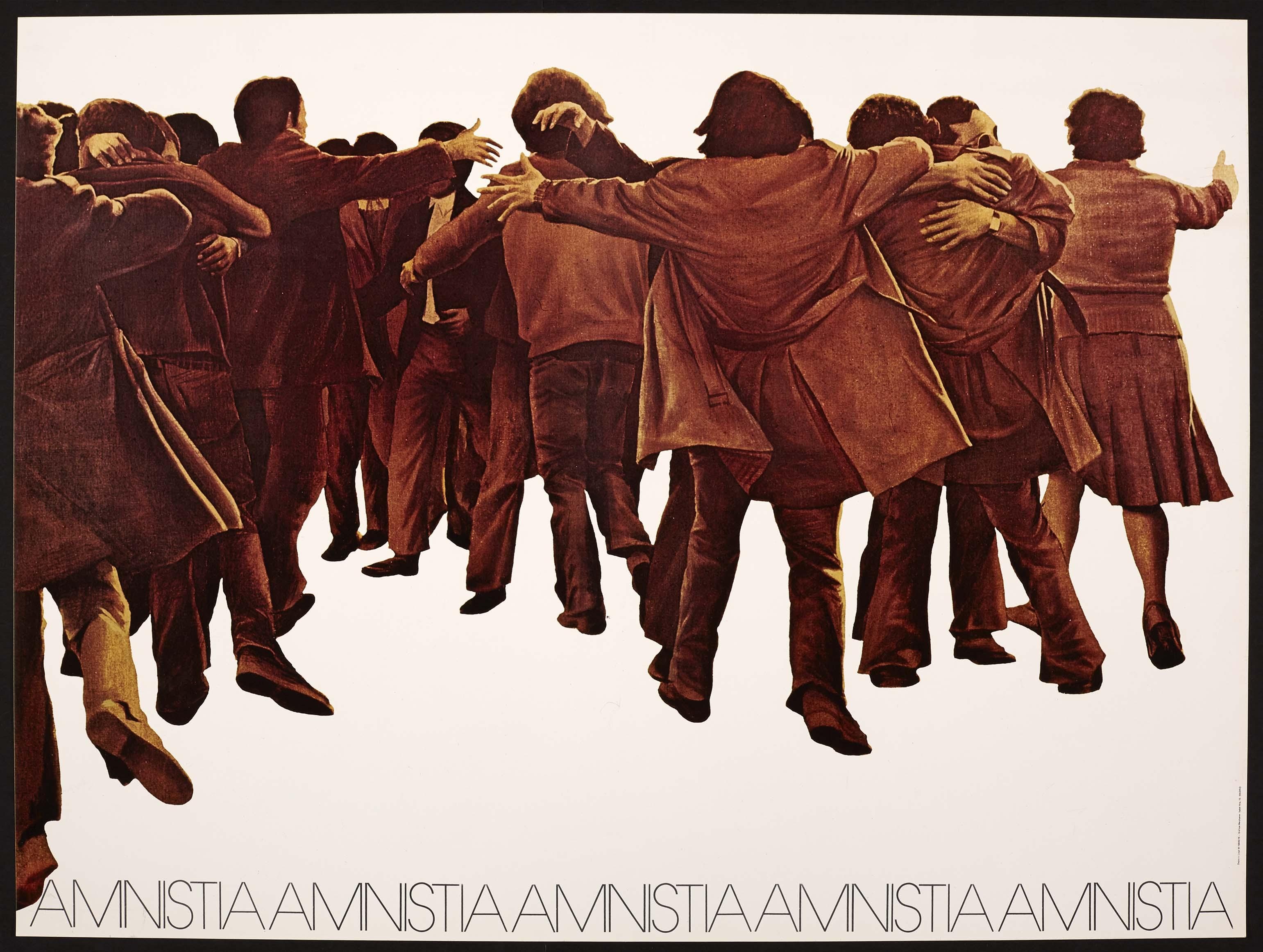 Cartel de Amnistía Internacional (El Abrazo)