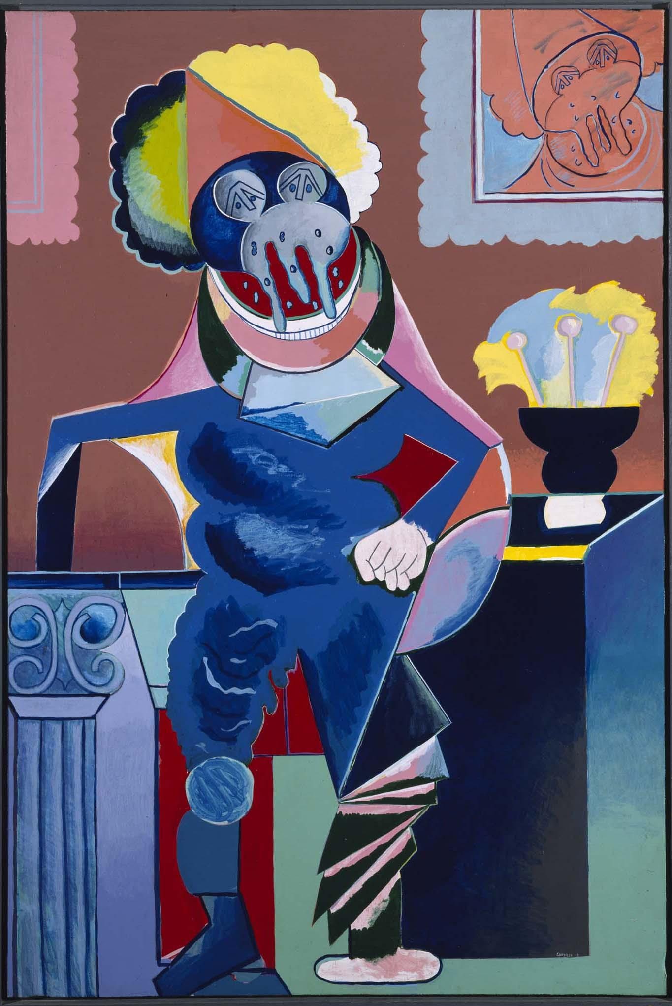 Caballero cubista aux larmes