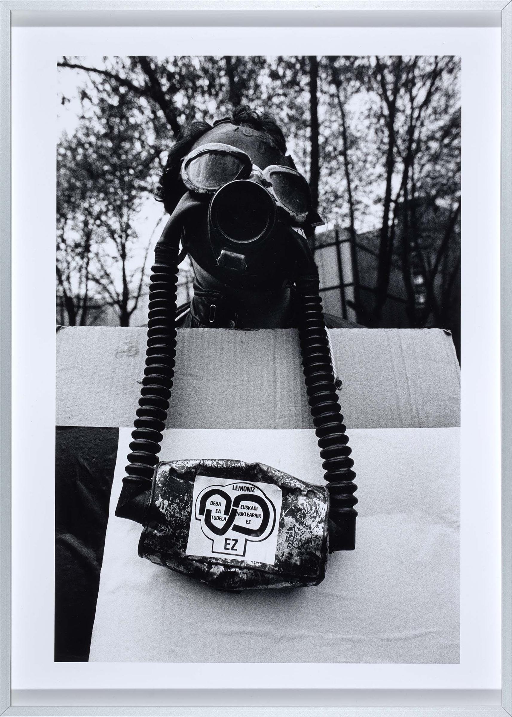 Manifestación contra la construcción de la central nuclear de Lemóniz en el País Vasco. Bilbao, 27 de abril 1979