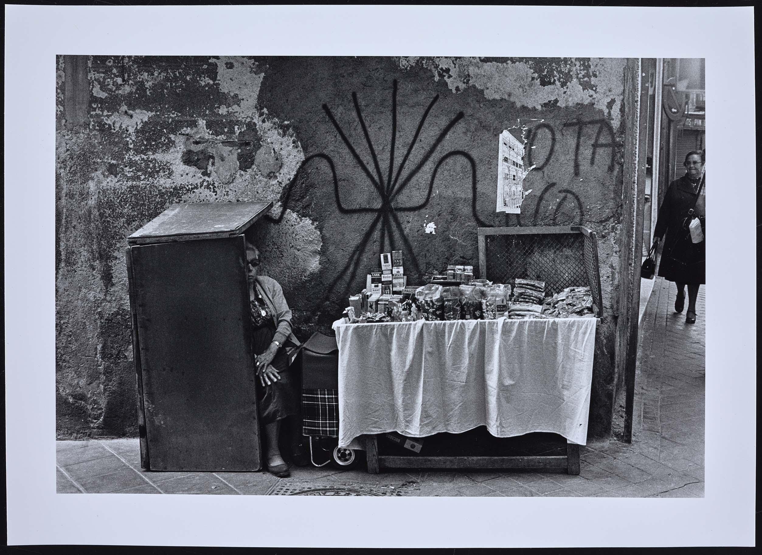 Quiosquera. Madrid, 1977