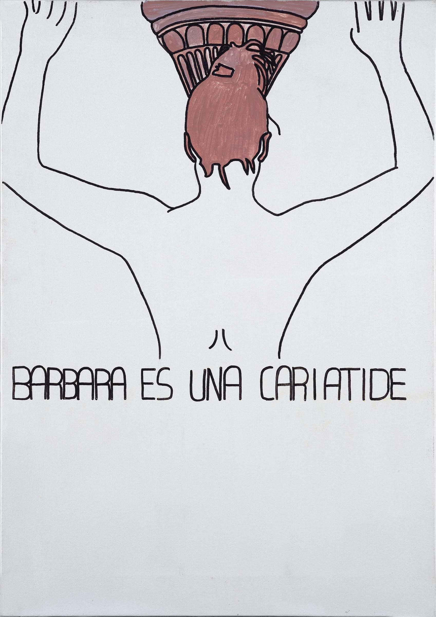Bárbara es una cariátide