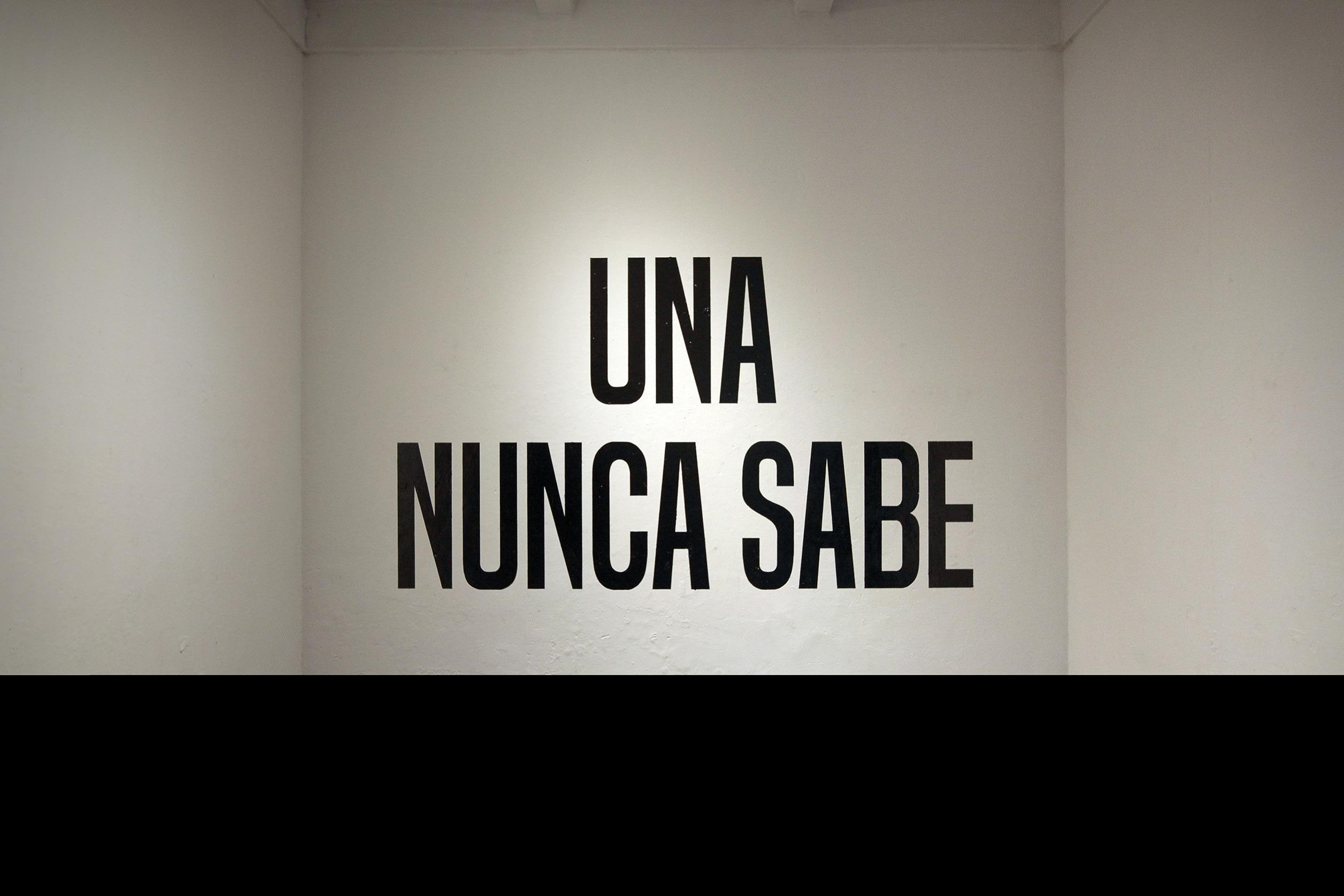 Una nunca sabe