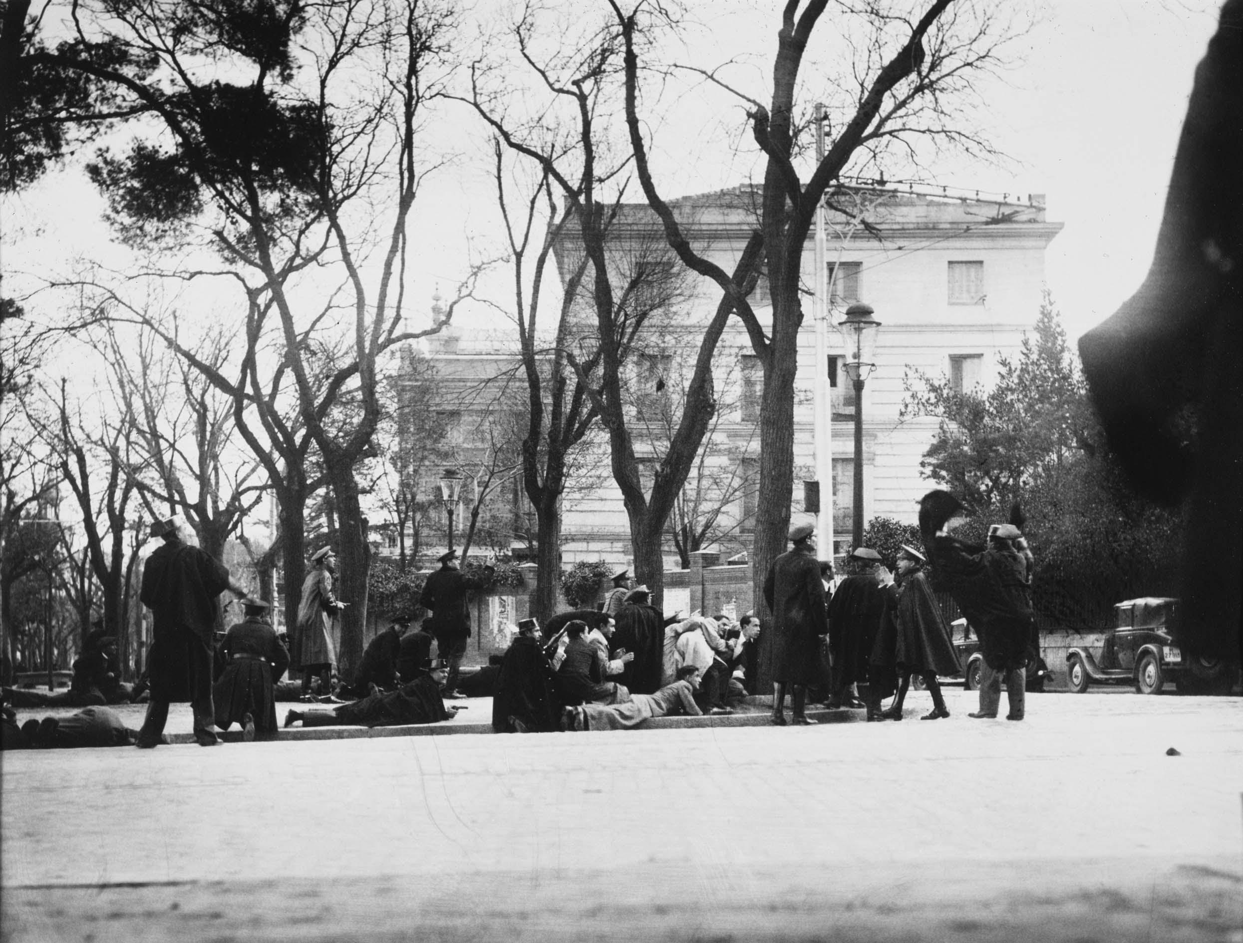 Vísperas de la Guerra Civil en el Paseo de la Castellana