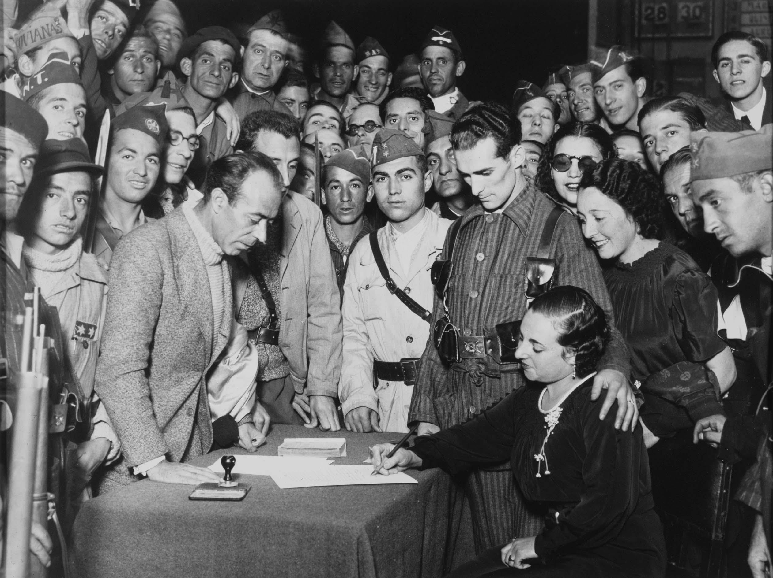 La boda de los milicianos