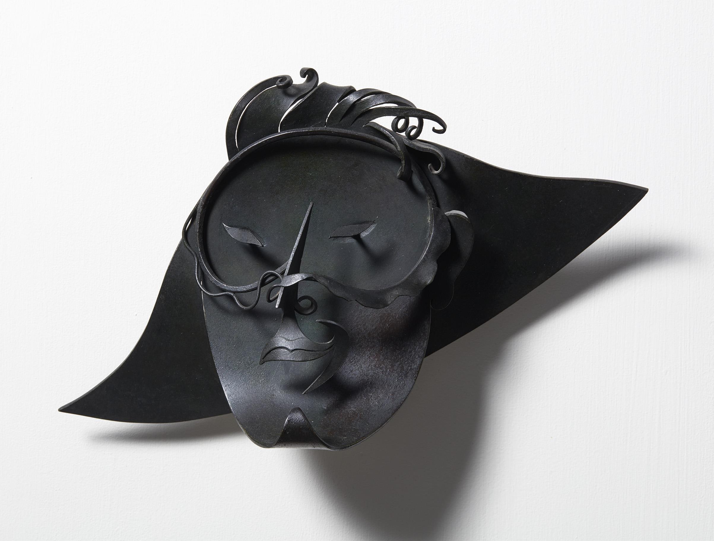 Masque d'Arlequín souriant IV (Máscara de arlequín sonriente IV)