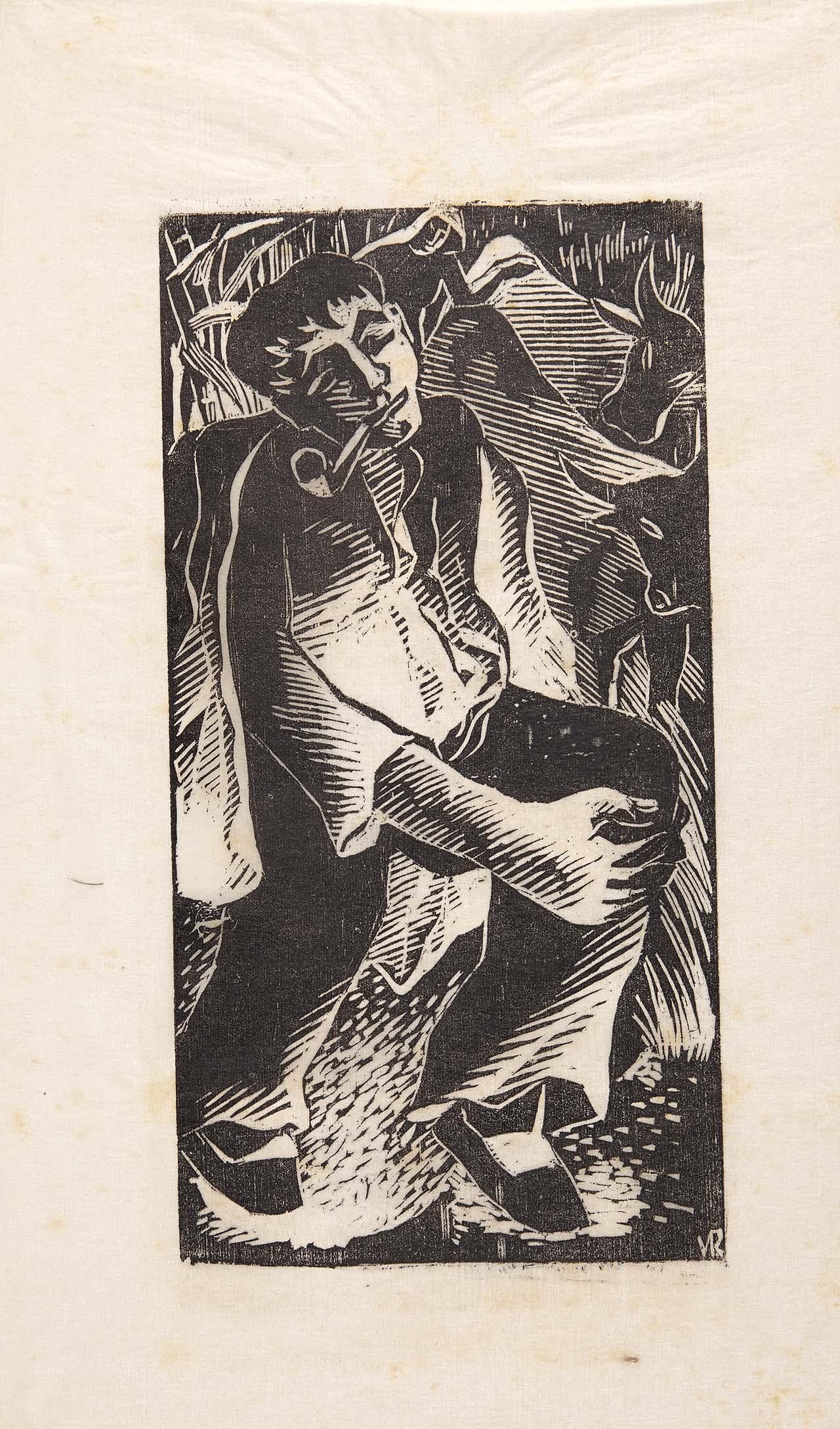 Ilustración (Hombre con pipa)