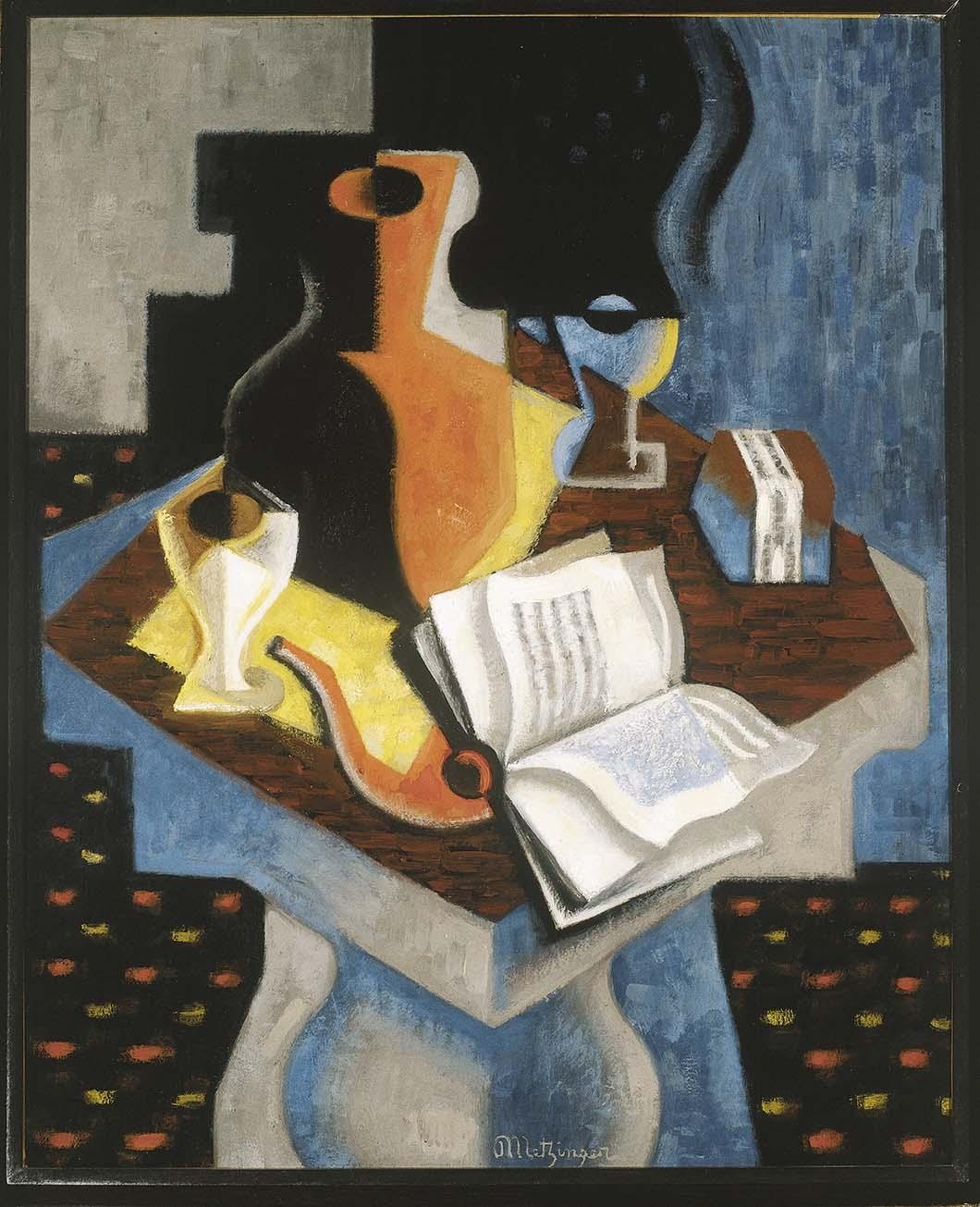 Livre et pipe rouge (Libro y pipa roja)