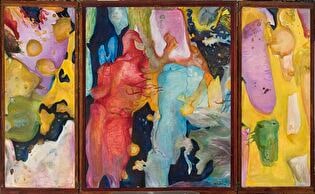 Triptych of silence and fire