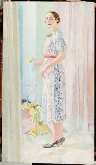 Portrait of a Woman with Bananas