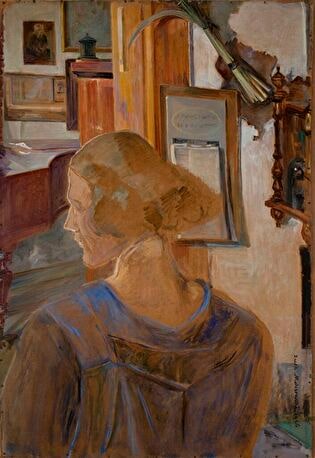 Julia, artist’s daughter, in Lusławice