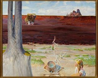 My life – left section of the triptych