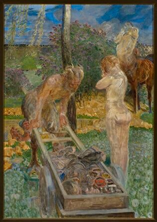 Funeral of a painter's apprentice