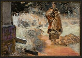 Poisoned water well, sketch