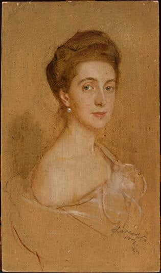 Portrait of a lady with a pearl