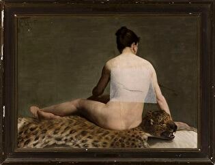 Nude of a seated woman