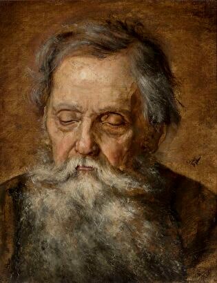 Portrait of a bearded old man