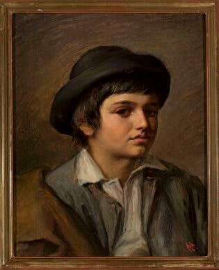 Portrait of a boy in a hat