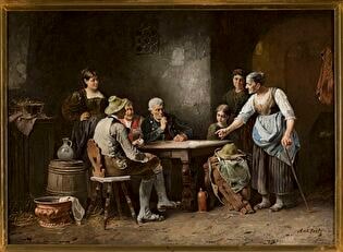 Scene in a tavern