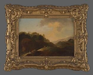 Mountain Landscape with a Tower