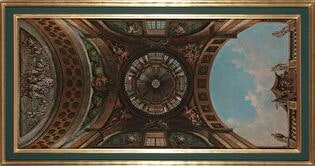 Project of paintings in the hall of the Ujazdów Castle in Warsaw /?/