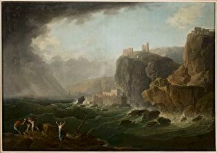 Storm at sea