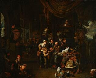 In the alchemist's study