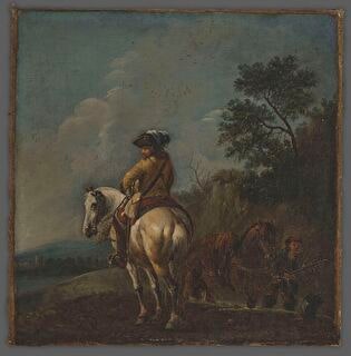 Officer on a White Horse