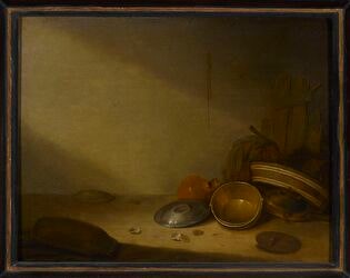 Still life with old dishes