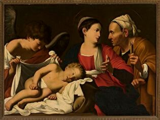 Virgin Mary with Child Jesus, St. Anne and Angel