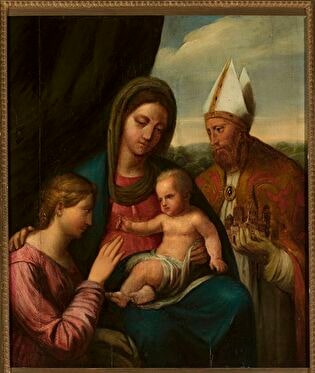 Mystical marriage of St. Catherine