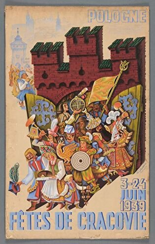 POLOGNE 3-24 JUIN 1939 FÊTES DE CRACOVIE