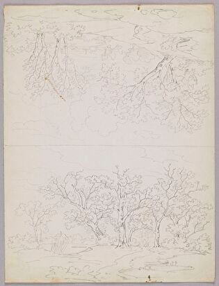 Four Landscapes (Recto and Verso)